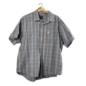 Men's Plaid Timberland Button Up Shirt XL